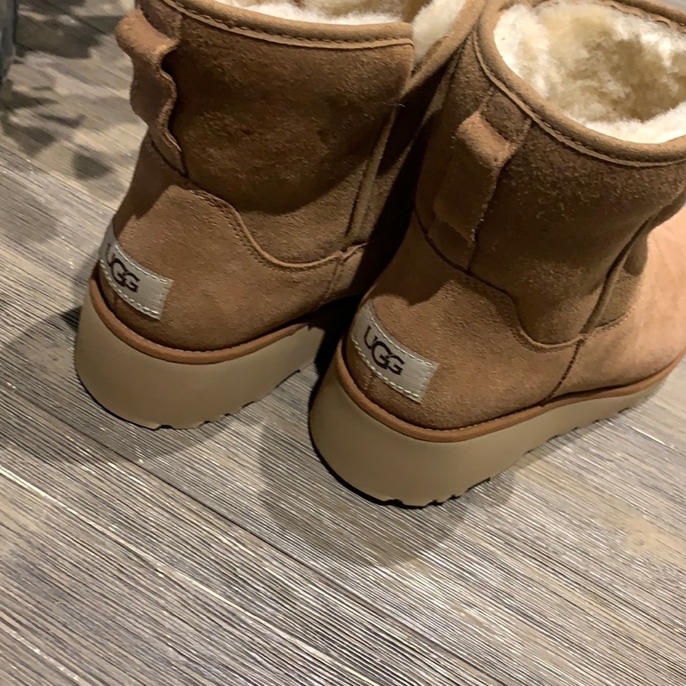 Brand New UGG Wedge Boots worn once in house.